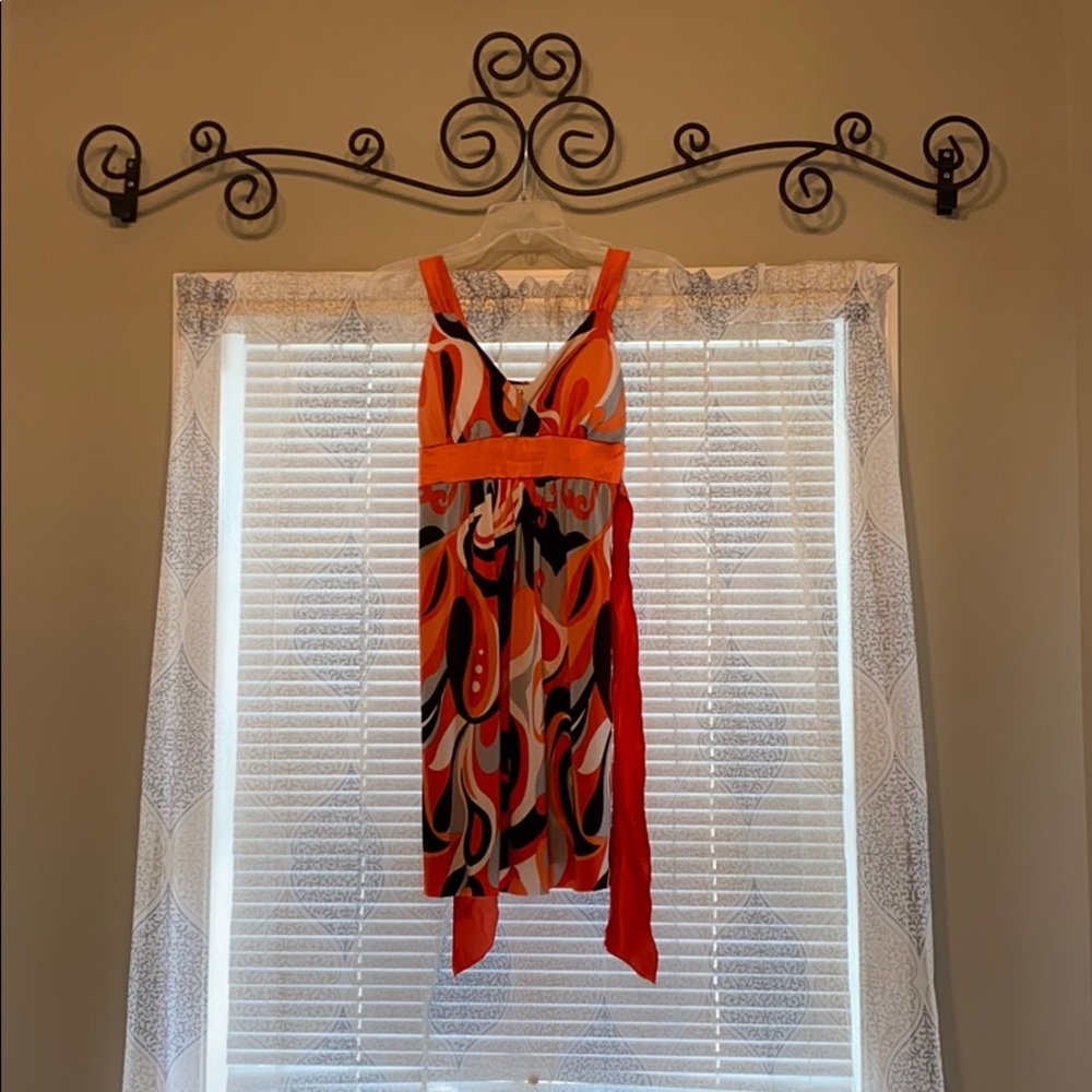 Junior’s Formal Dress Orange